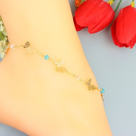 "Handmade Anklet – A Stylish Choice for Women, Thoughtful Gift Idea, EVCH1883 - Picture 2 of 10